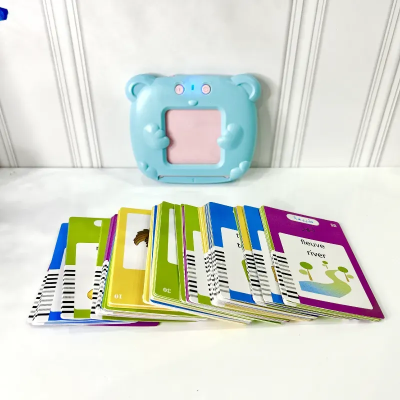 لعبة تعليمية ناطقة بـ 3 لغات للأطفال (عربية - فرنسية - إنجليزية)