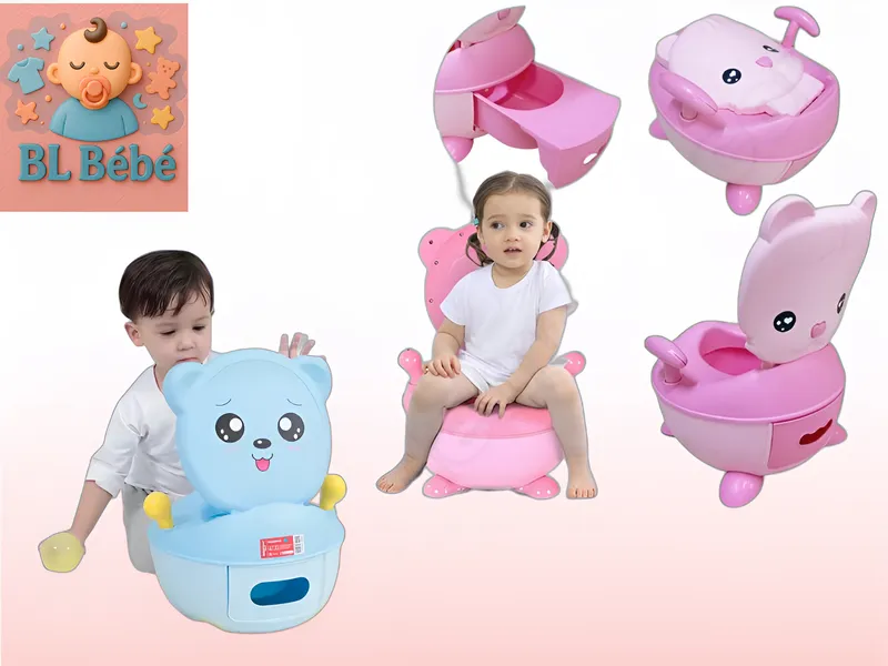 !مقعد المرحاض الظريف لتعليم الحمام بسهولة